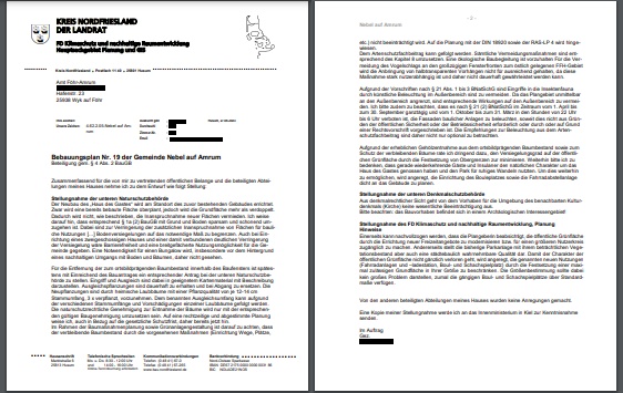 Stellungnahme Landkreis. Stellungnahme Landkreis.